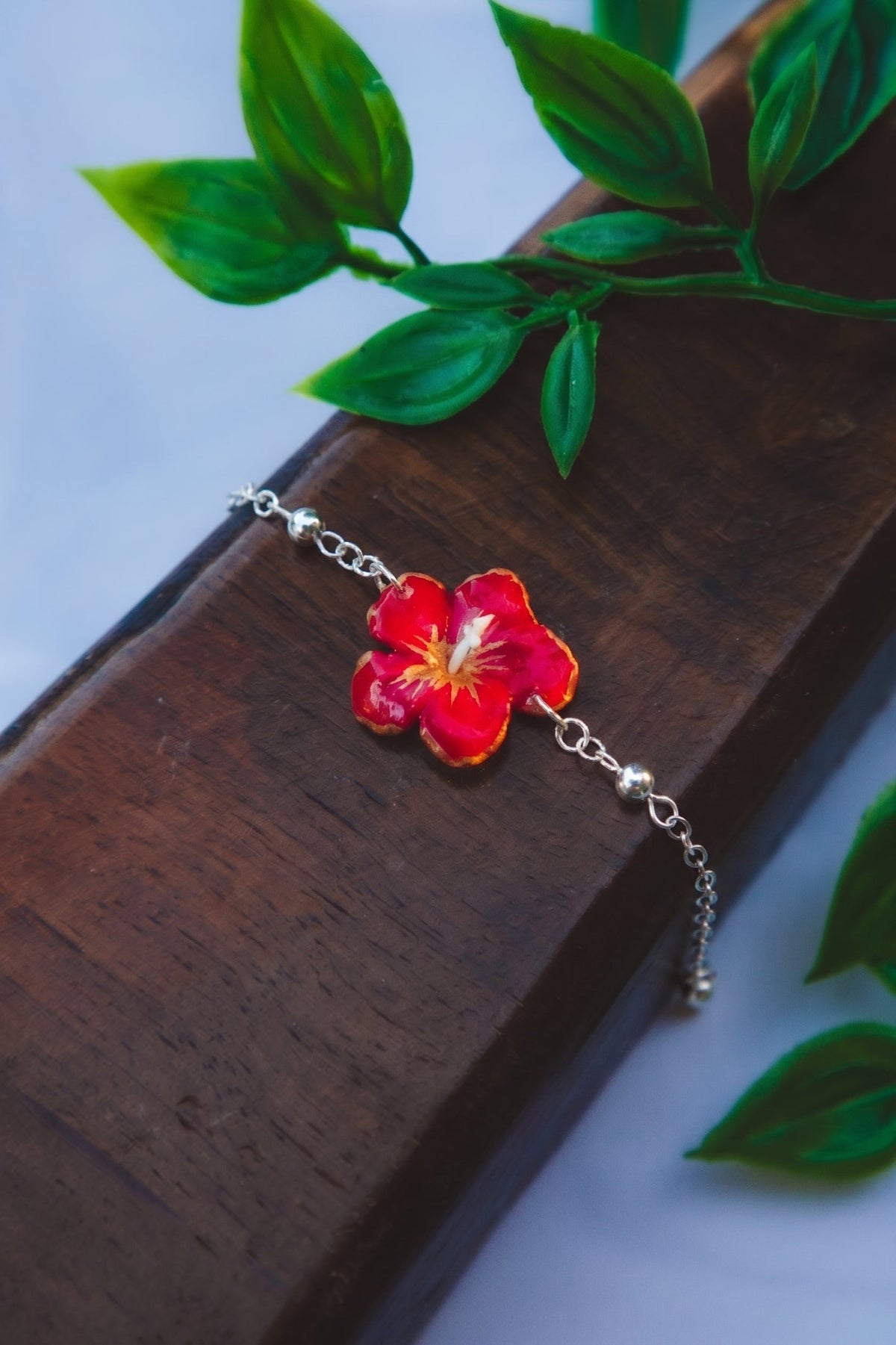 Bracelet Hibiscus – argenté