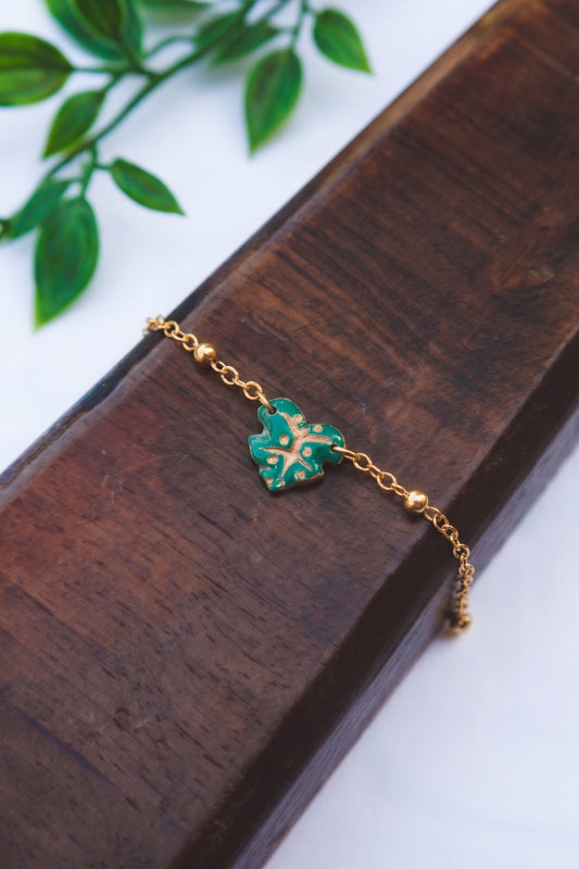 Bracelet Monstera – doré