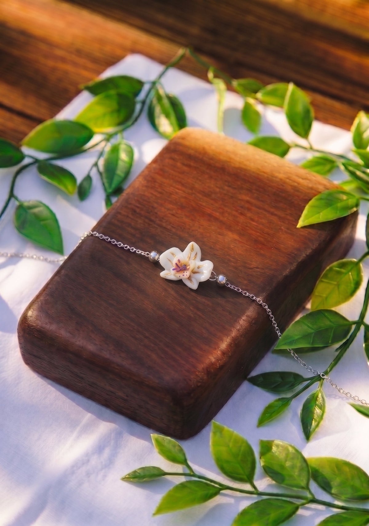 Bracelet Orchidée – argenté