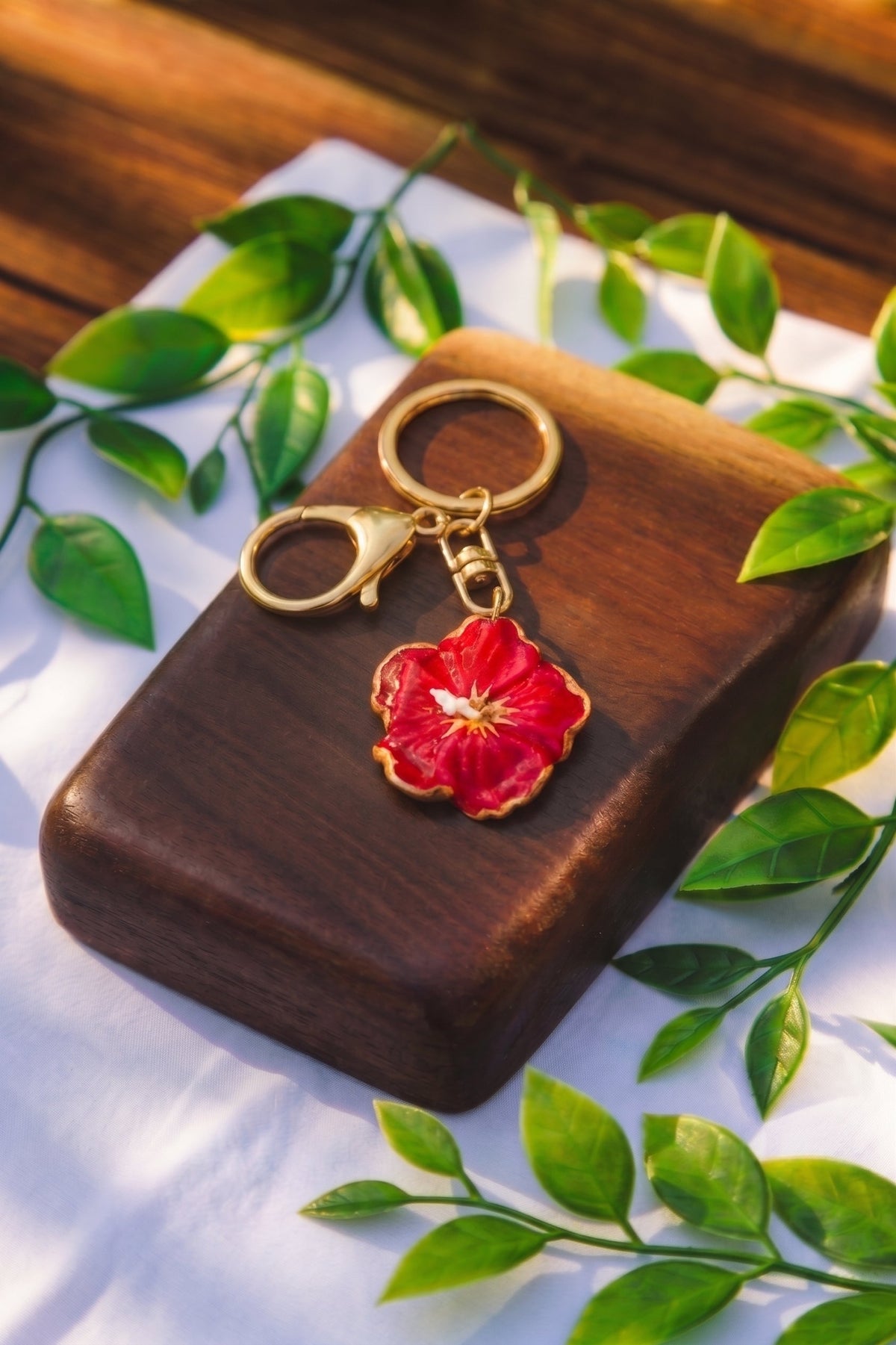 Hibiscus — Porte-clef