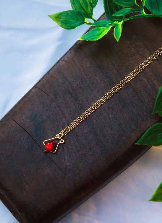 Collier Cardinal – doré