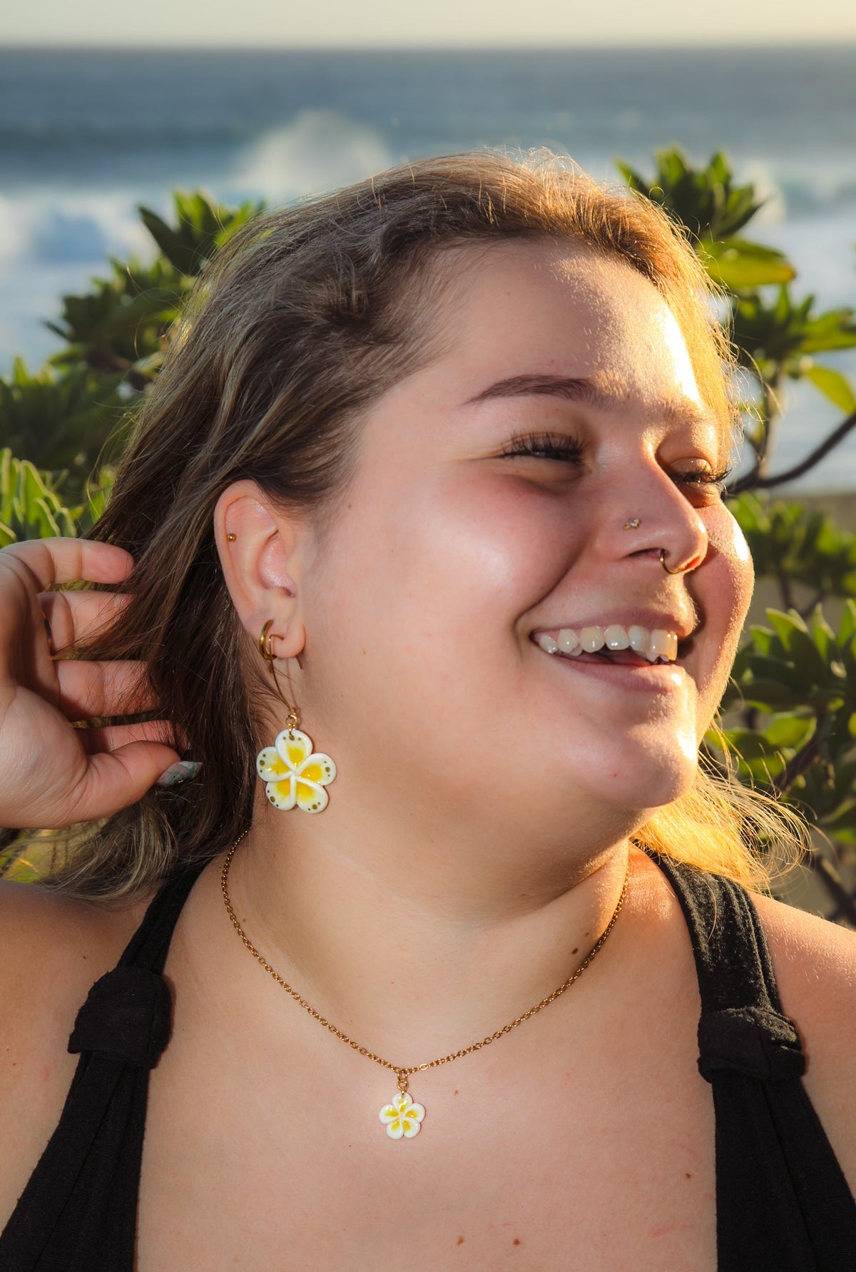 Collier Frangipanier – vue 2