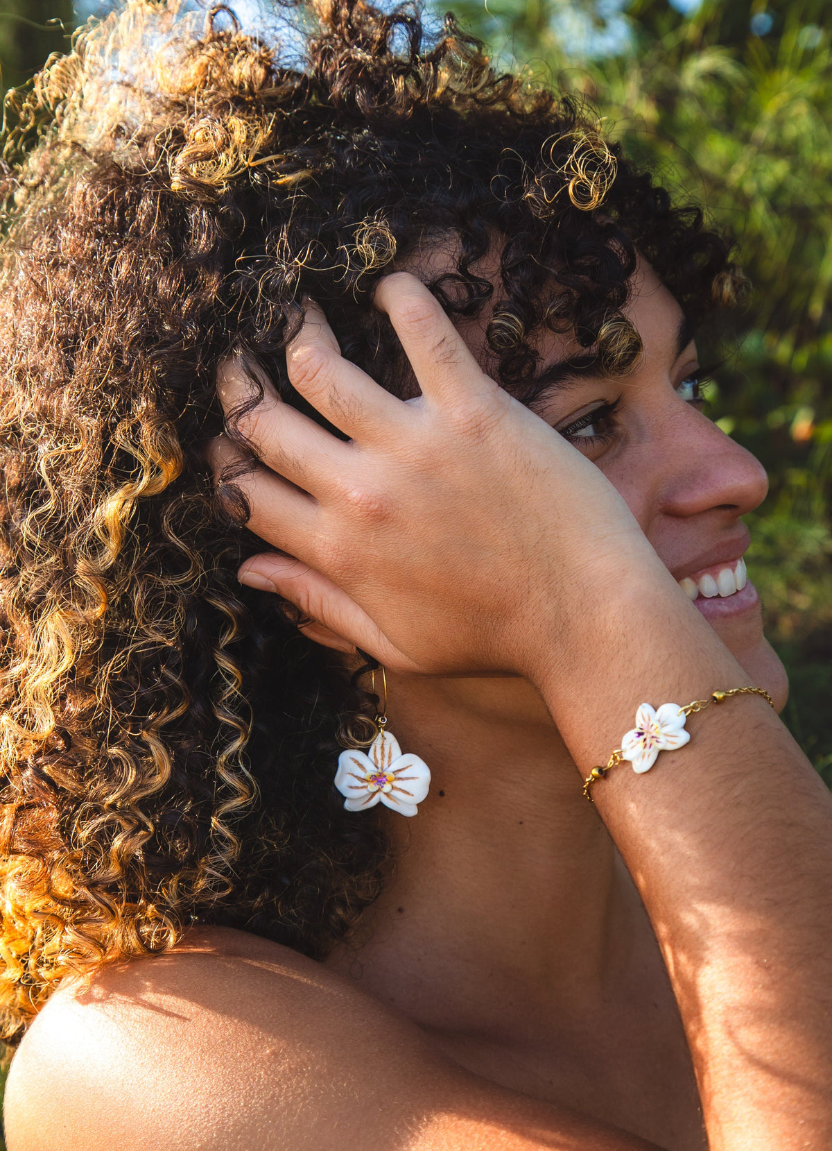 Orchidée — Bracelet