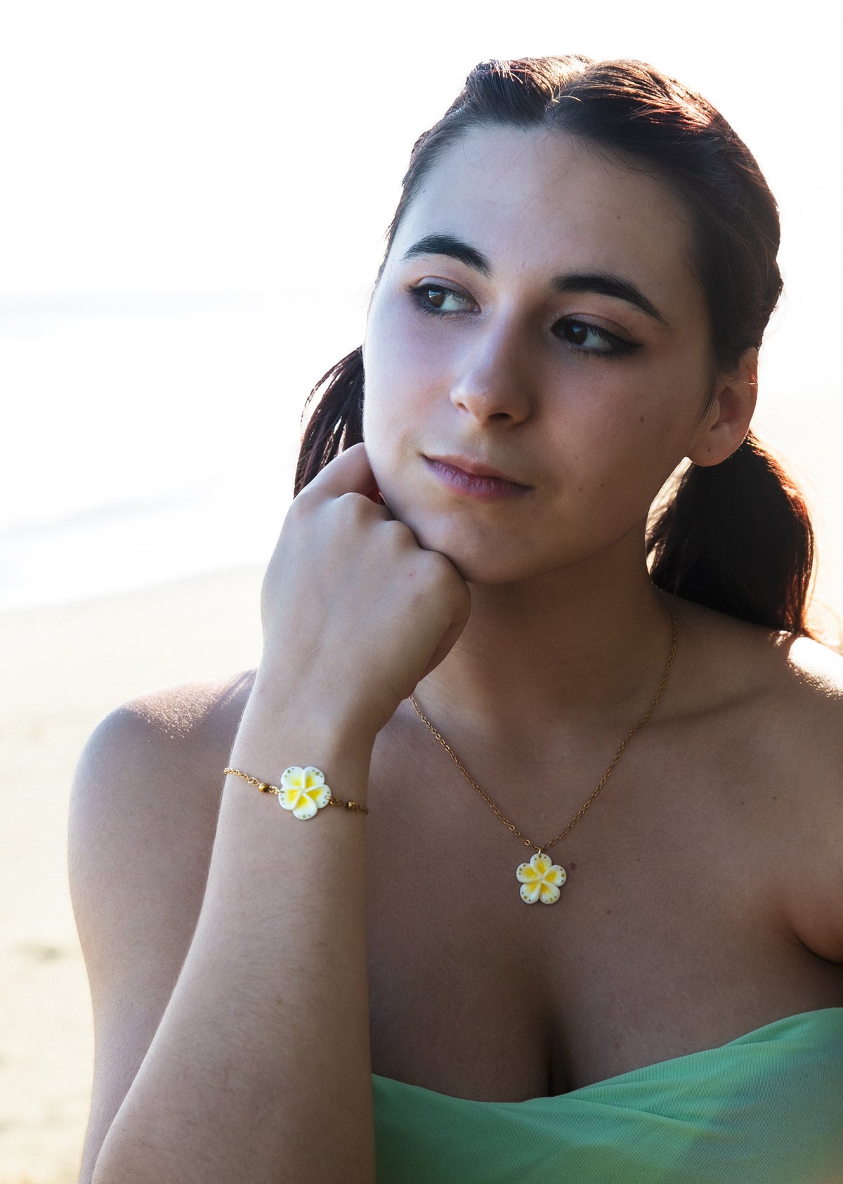 Collier Frangipanier – vue 3