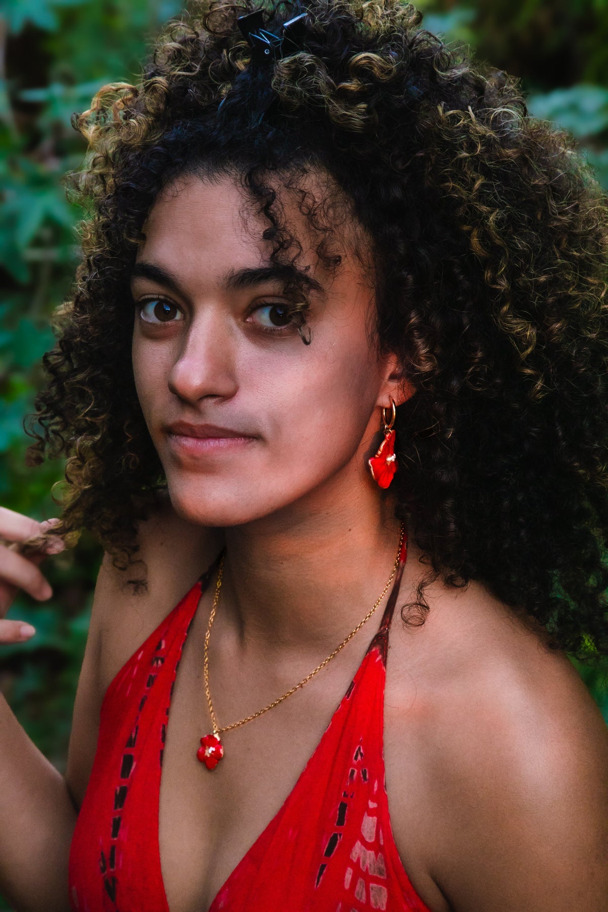 Collier Hibiscus – vue 4