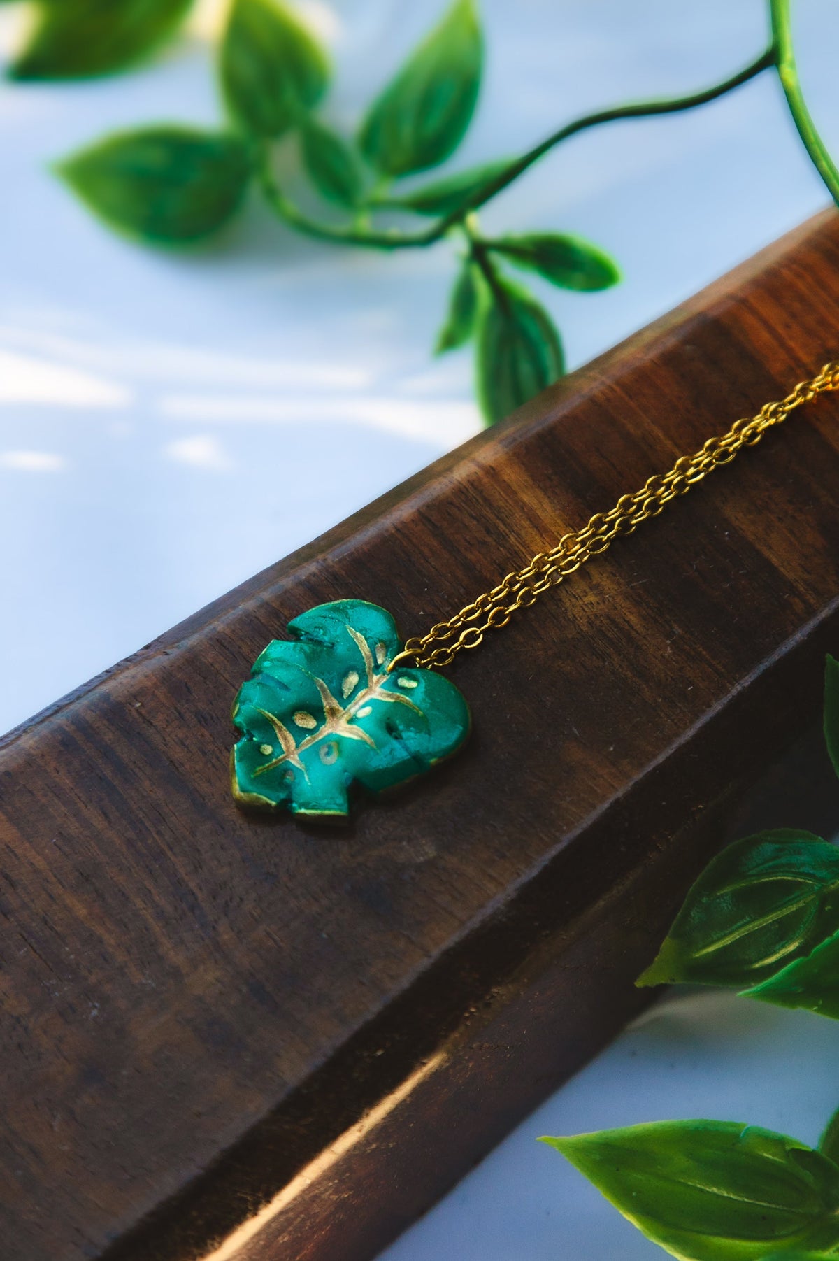 Collier Monstera – vue 4